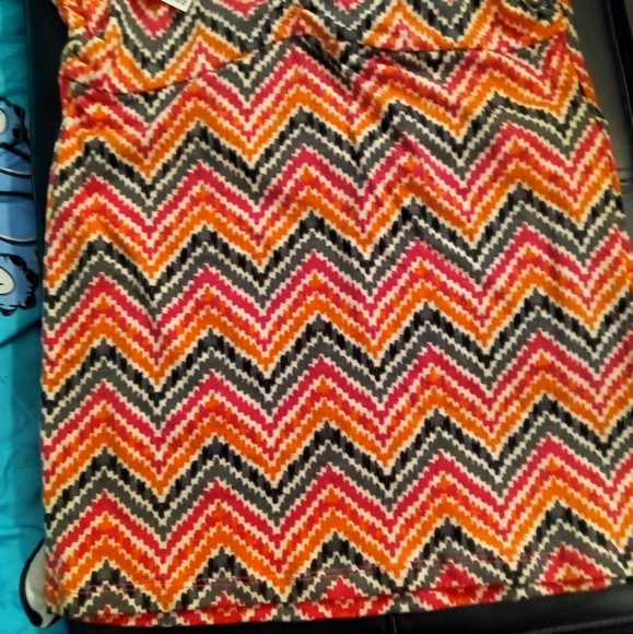 Rue 21 Pink Grey and Orange Tube top - Picture 2 of 5